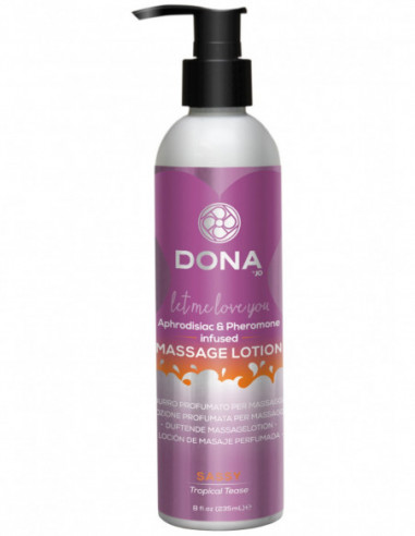 Masážní krém SASSY Tropical Tease - DONA (235 ml)