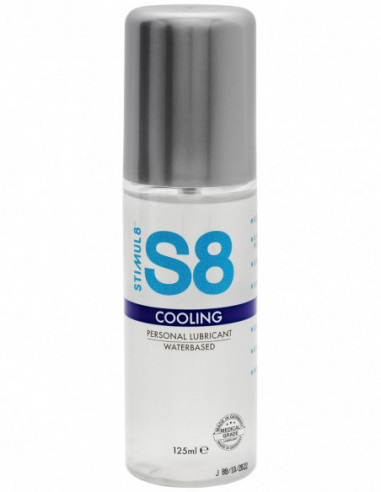 Chladivý lubrikační gel na vodní bázi S8 Cooling - 125 ml