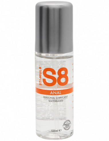 Anální lubrikační gel na vodní bázi S8 Anal - STIMUL8 (125 ml)