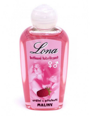 Orální lubrikační gel MALINA - Lona (130 ml)