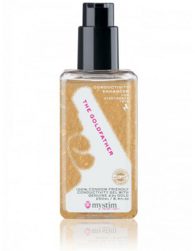 Mystim The Goldfather - lubrikační gel pro elektrosex, 250 ml